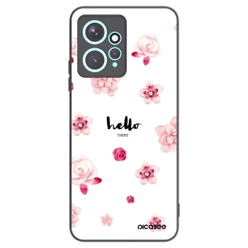 Picasee Μαύρη θήκη σιλικόνης για Xiaomi Redmi Note 12 4G - Hello there