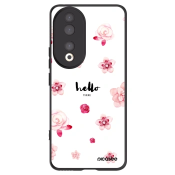 Picasee Μαύρη θήκη σιλικόνης για Honor 90 5G - Hello there