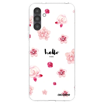 Picasee διαφανής θήκη σιλικόνης Samsung Galaxy A04s A047F - Hello there