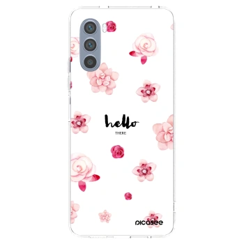 Picasee διαφανής θήκη σιλικόνης Motorola Moto G62 - Hello there