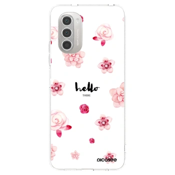 Picasee διαφανής θήκη σιλικόνης Motorola Moto G51 - Hello there