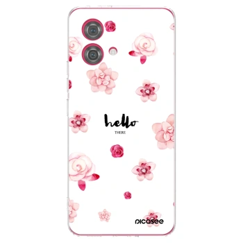 Picasee διαφανής θήκη σιλικόνης Motorola Moto G84 5G - Hello there