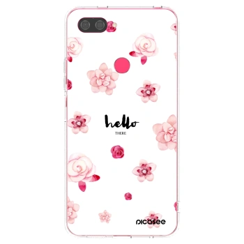 Picasee διαφανής θήκη σιλικόνης Xiaomi Mi 8 Lite - Hello there