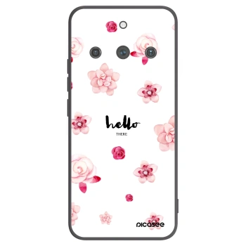 Picasee Μαύρη θήκη σιλικόνης για Realme 11 Pro+ - Hello there