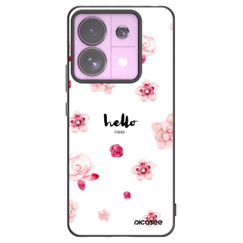 Picasee Μαύρη θήκη σιλικόνης για Xiaomi Redmi Note 13 Pro 5G - Hello there