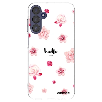 Picasee διαφανής θήκη σιλικόνης Samsung Galaxy A15 A155F 4G - Hello there
