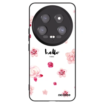 Picasee Μαύρη θήκη σιλικόνης για Xiaomi 14 Ultra - Hello there