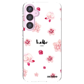 Picasee διαφανής θήκη σιλικόνης Samsung Galaxy A55 5G A556B - Hello there