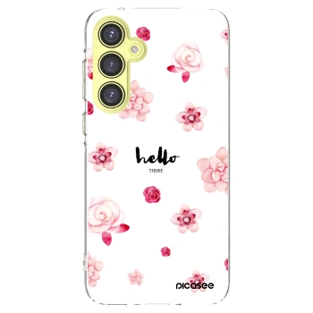 Picasee διαφανής θήκη σιλικόνης Samsung Galaxy A35 5G A356B - Hello there