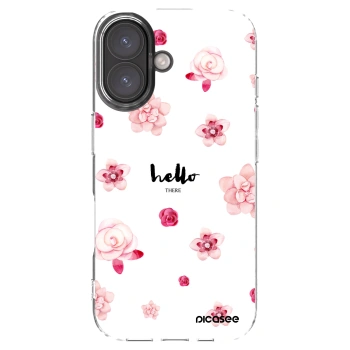 Picasee διαφανής θήκη σιλικόνης Apple iPhone 16 - Hello there