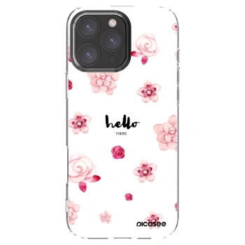 Picasee διαφανής θήκη σιλικόνης Apple iPhone 16 Pro Max - Hello there