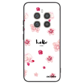 Picasee Μαύρη θήκη σιλικόνης για Realme 12 Pro 5G - Hello there