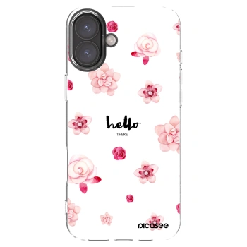 Picasee διαφανής θήκη σιλικόνης Apple iPhone 16 Plus - Hello there
