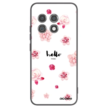 Picasee Μαύρη θήκη σιλικόνης για OnePlus 11 5G - Hello there