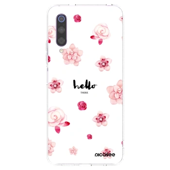Picasee διαφανής θήκη σιλικόνης Xiaomi Mi 9 - Hello there