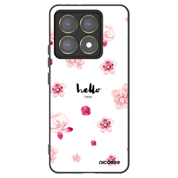 Picasee Μαύρη θήκη σιλικόνης για Xiaomi 14T - Hello there
