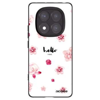 Picasee Μαύρη θήκη σιλικόνης για Xiaomi Redmi Note 14 Pro+ 5G - Hello there