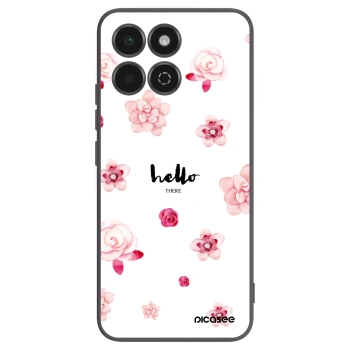 Picasee Μαύρη θήκη σιλικόνης για Honor 200 Smart 5G - Hello there