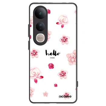 Picasee Μαύρη θήκη σιλικόνης για Vivo V50 Lite 5G - Hello there