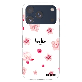 Picasee διαφανής θήκη σιλικόνης Apple iPhone 17 Pro - Hello there