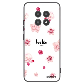 Picasee Μαύρη θήκη σιλικόνης για Realme 12X - Hello there