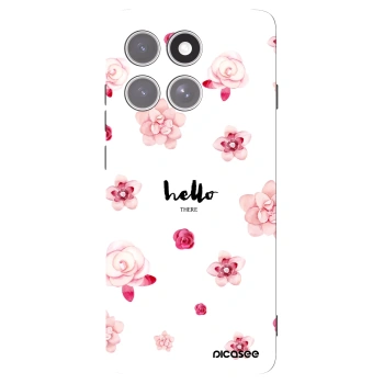 Picasee Μαύρη θήκη σιλικόνης για Motorola Edge 60 Pro - Hello there