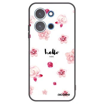 Picasee Μαύρη θήκη σιλικόνης για Xiaomi Redmi 15C 4G - Hello there