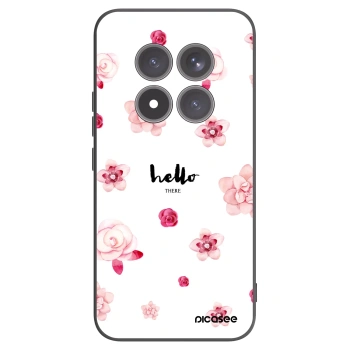 Picasee Μαύρη θήκη σιλικόνης για Xiaomi Redmi Note 15 Pro+ - Hello there