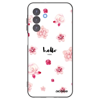 Picasee Μαύρη θήκη σιλικόνης για Samsung Galaxy A17 5G - Hello there