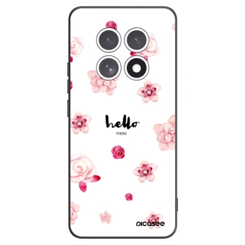 Picasee Μαύρη θήκη σιλικόνης για Xiaomi Redmi Note 15 - Hello there