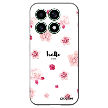 Picasee Μαύρη θήκη σιλικόνης για Xiaomi 17 - Hello there