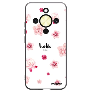 Picasee Μαύρη θήκη σιλικόνης για Honor Magic8 Lite 5G - Hello there