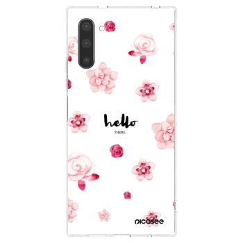 Picasee διαφανής θήκη σιλικόνης Samsung Galaxy Note 10 N970F - Hello there