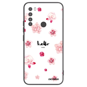 Picasee Μαύρη θήκη σιλικόνης για Xiaomi Redmi Note 8 - Hello there