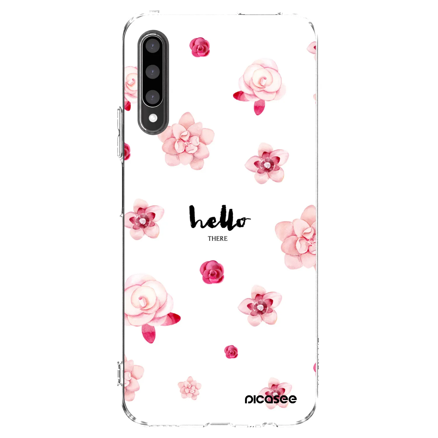 Picasee διαφανής θήκη σιλικόνης Honor 9X Pro - Hello there