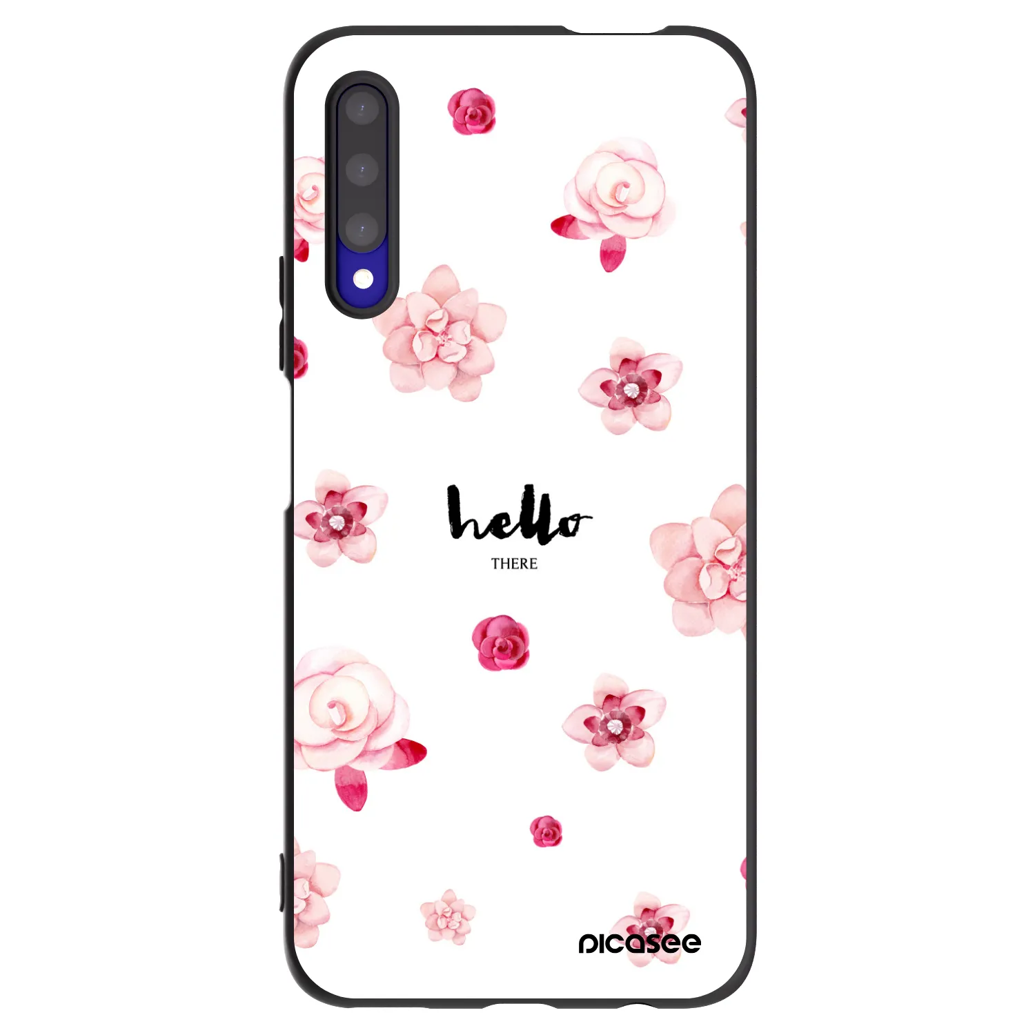 Picasee Μαύρη θήκη σιλικόνης για Honor 9X Pro - Hello there