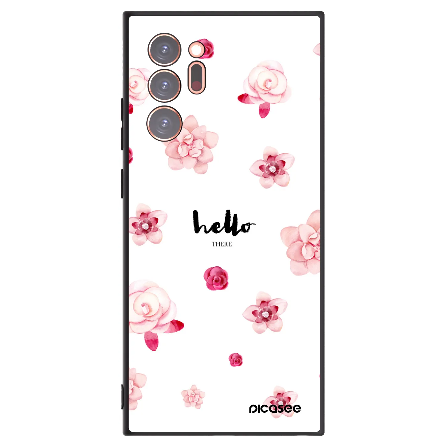 Picasee Μαύρη θήκη σιλικόνης για Samsung Galaxy Note 20 Ultra - Hello there