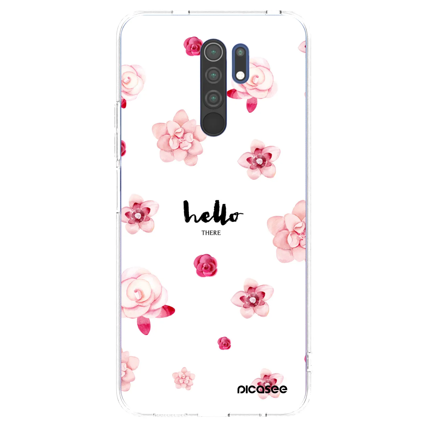 Picasee διαφανής θήκη σιλικόνης Xiaomi Redmi 9 - Hello there