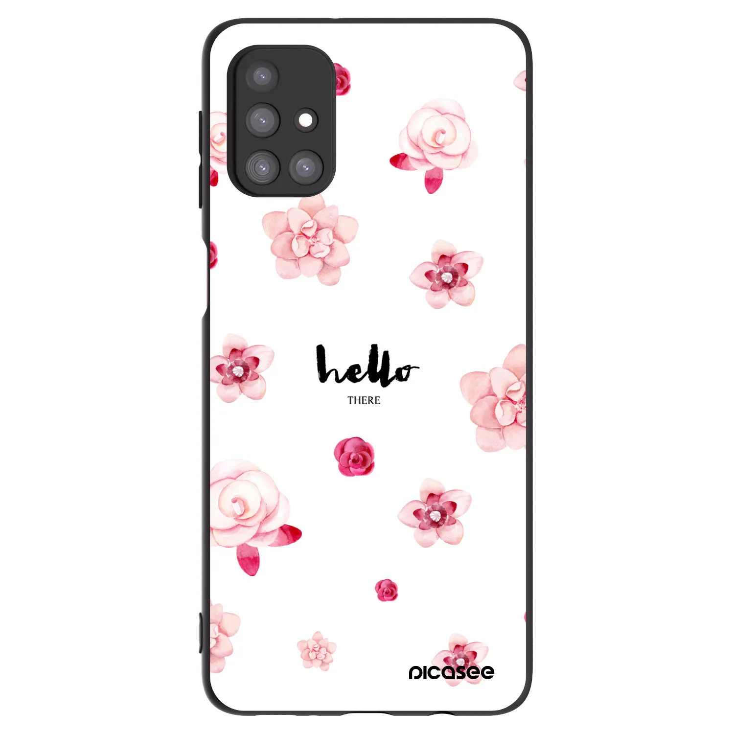 Picasee Μαύρη θήκη σιλικόνης για Samsung Galaxy M31s - Hello there