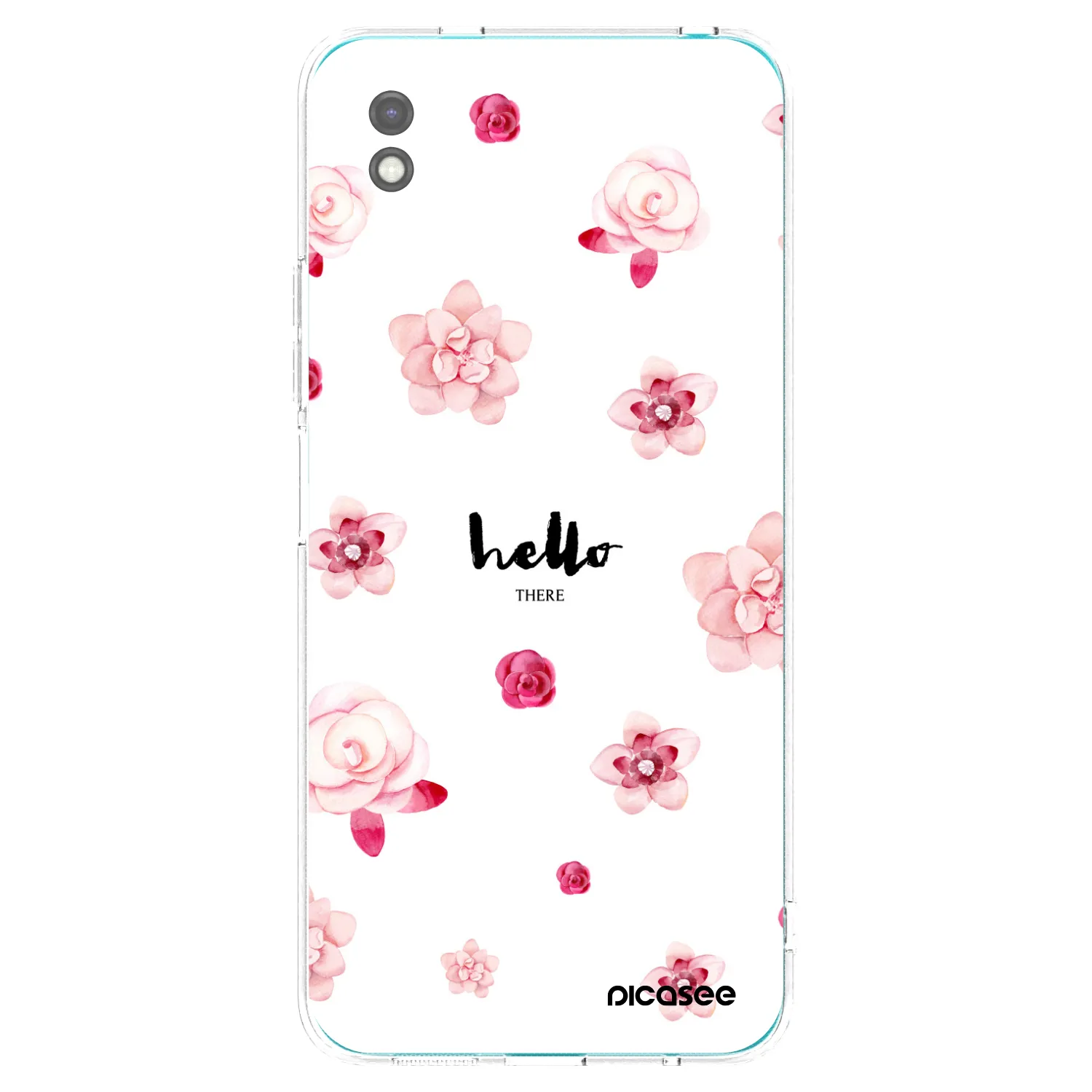 Picasee Μαύρη θήκη σιλικόνης για Xiaomi Redmi 9A - Hello there