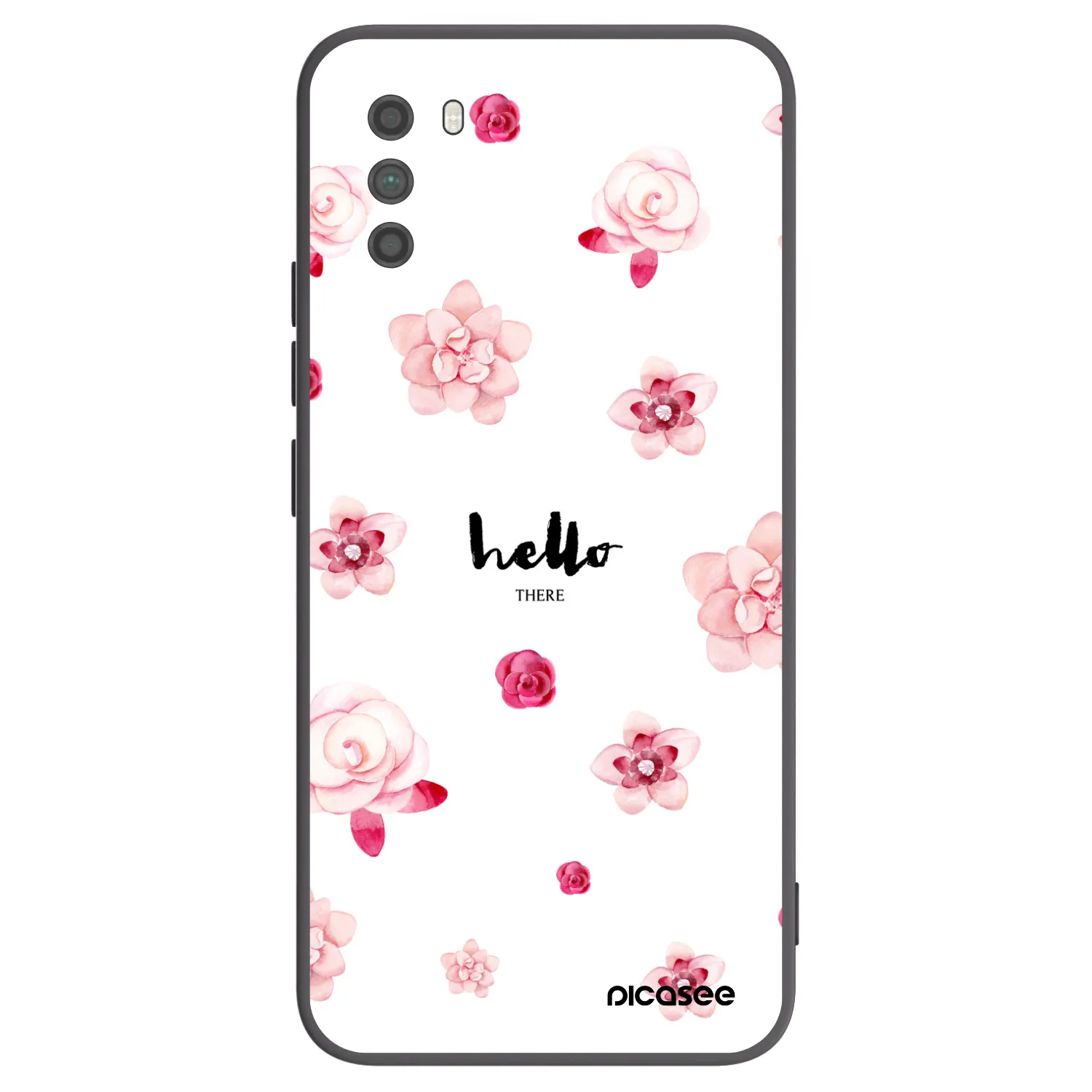 Picasee Μαύρη θήκη σιλικόνης για Xiaomi Poco M3 - Hello there