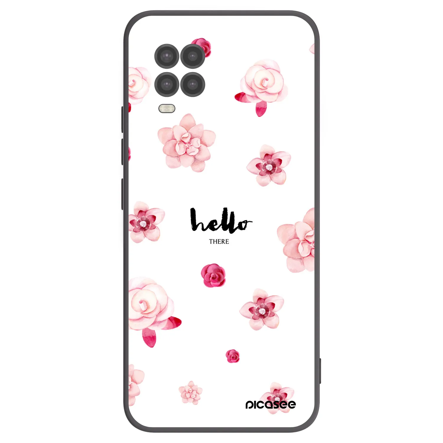 Picasee Μαύρη θήκη σιλικόνης για Xiaomi Mi 10 Lite - Hello there