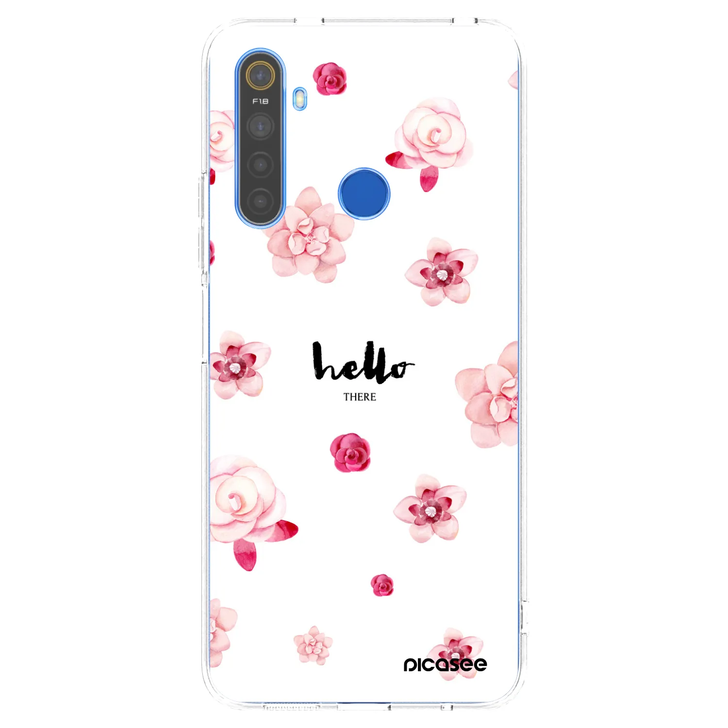 Picasee διαφανής θήκη σιλικόνης Realme 5 - Hello there