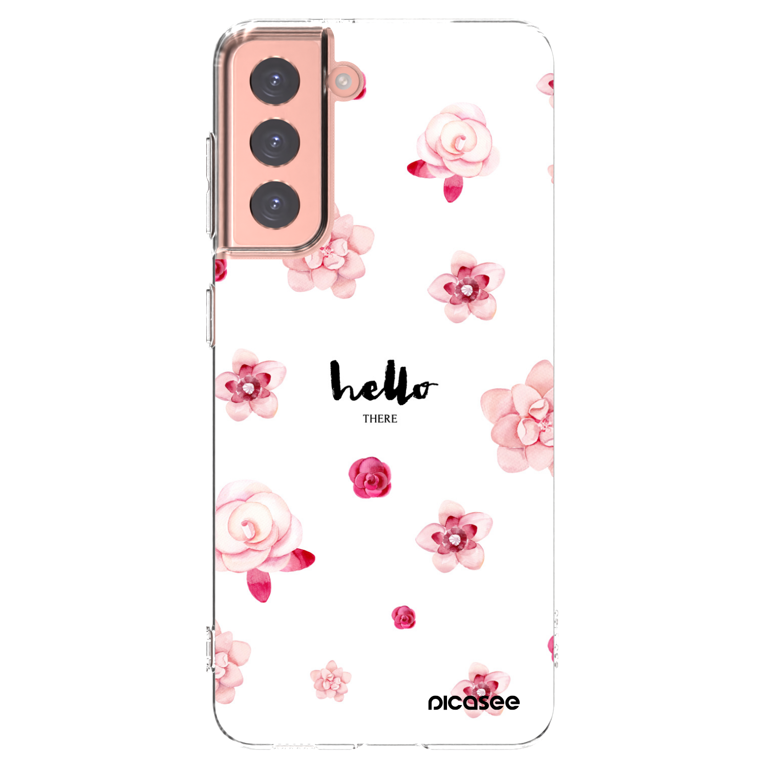 Picasee διαφανής θήκη σιλικόνης Samsung Galaxy S21 5G G991B - Hello there