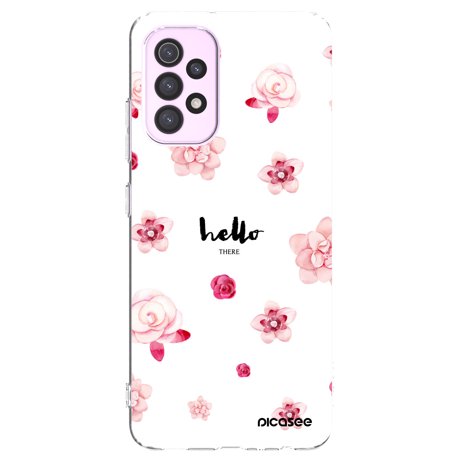 Picasee διαφανής θήκη σιλικόνης Samsung Galaxy A32 5G A326B - Hello there