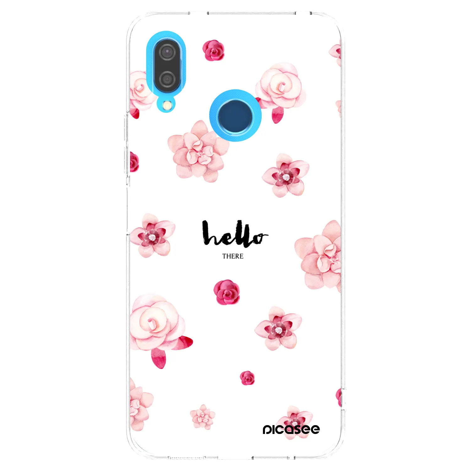 Picasee διαφανής θήκη σιλικόνης Huawei P20 Lite - Hello there