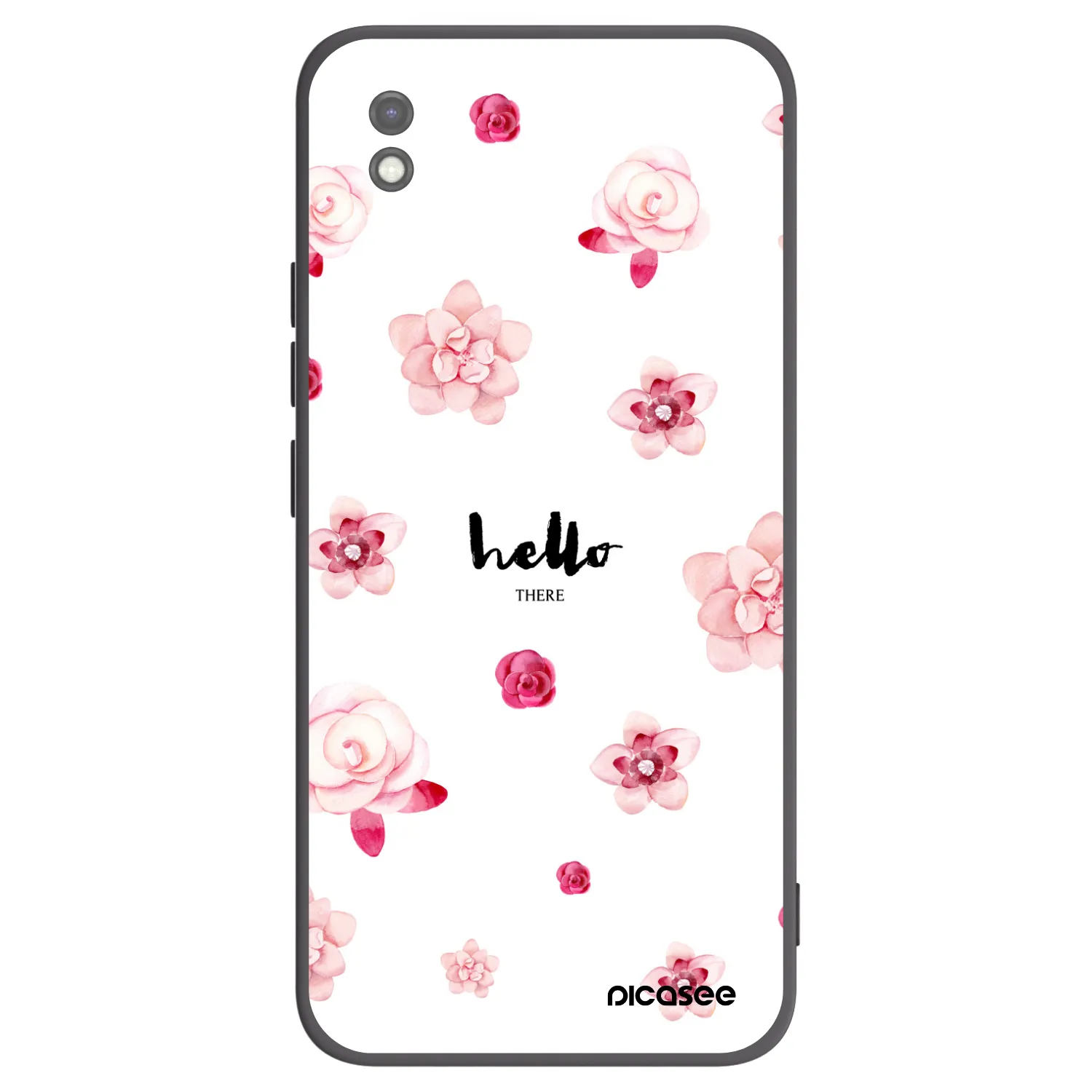 Picasee Μαύρη θήκη σιλικόνης για Xiaomi Redmi 9AT - Hello there