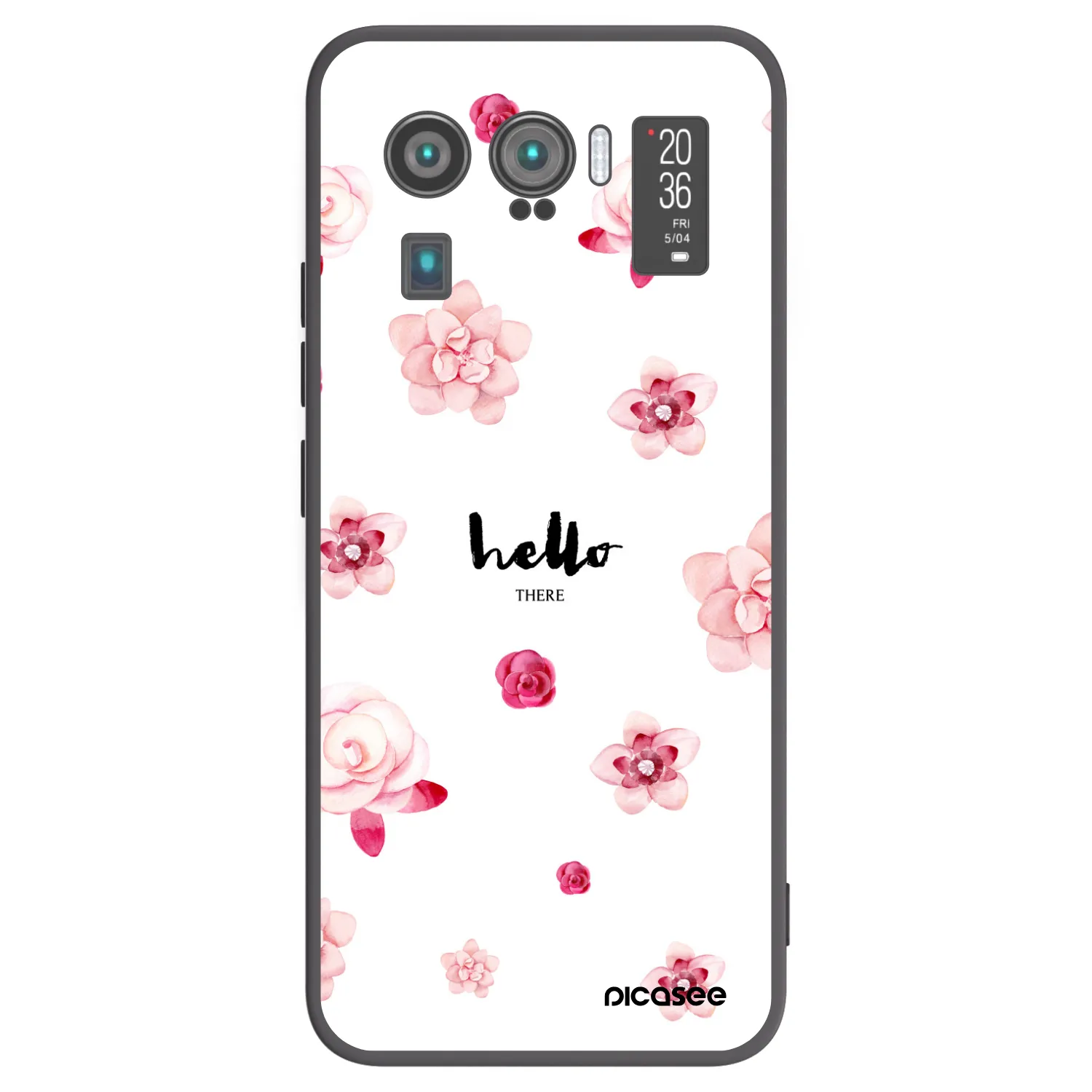 Picasee Μαύρη θήκη σιλικόνης για Xiaomi Mi 11 Ultra - Hello there