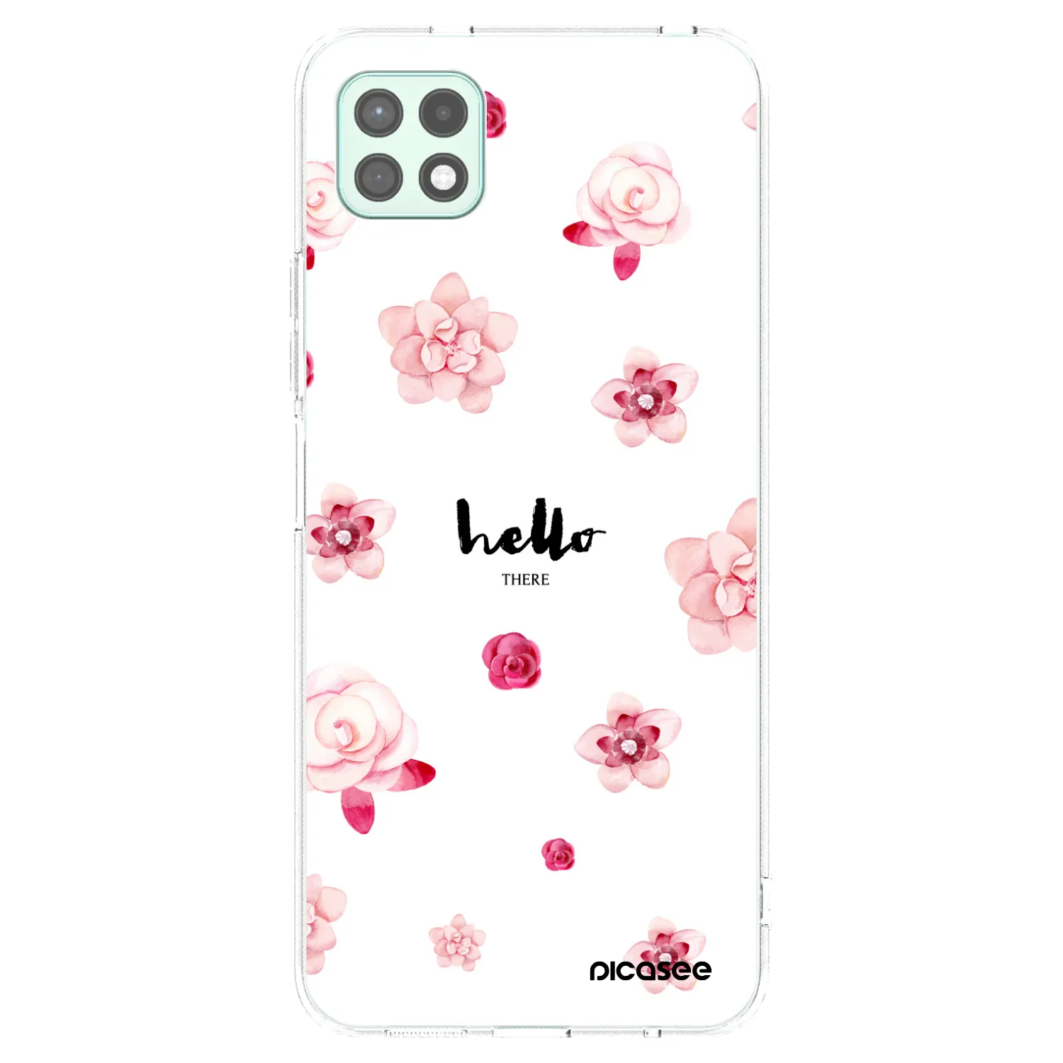 Picasee διαφανής θήκη σιλικόνης Samsung Galaxy A22 A226B 5G - Hello there
