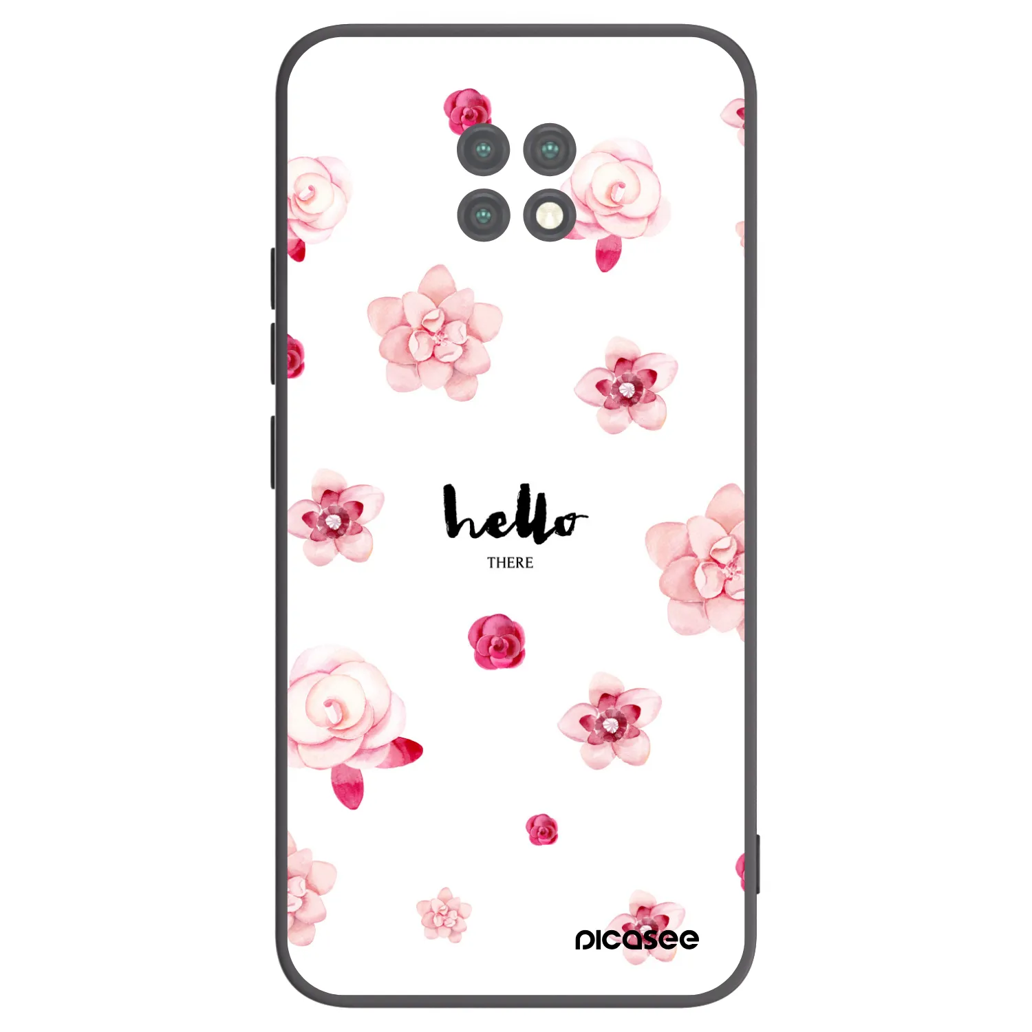 Picasee Μαύρη θήκη σιλικόνης για Xiaomi Redmi Note 9T - Hello there